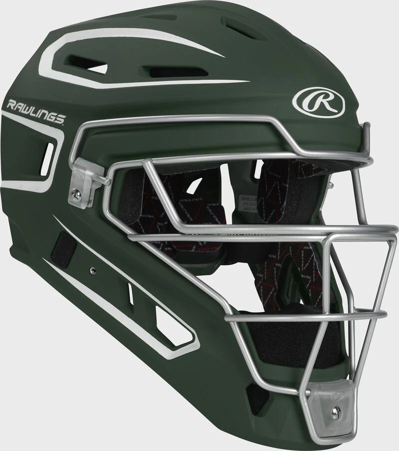 Rawlings Youth Dark Green/White VELO 2.0 Catcher's Gear Box Set: CSV2Y-DG / W - Image 2