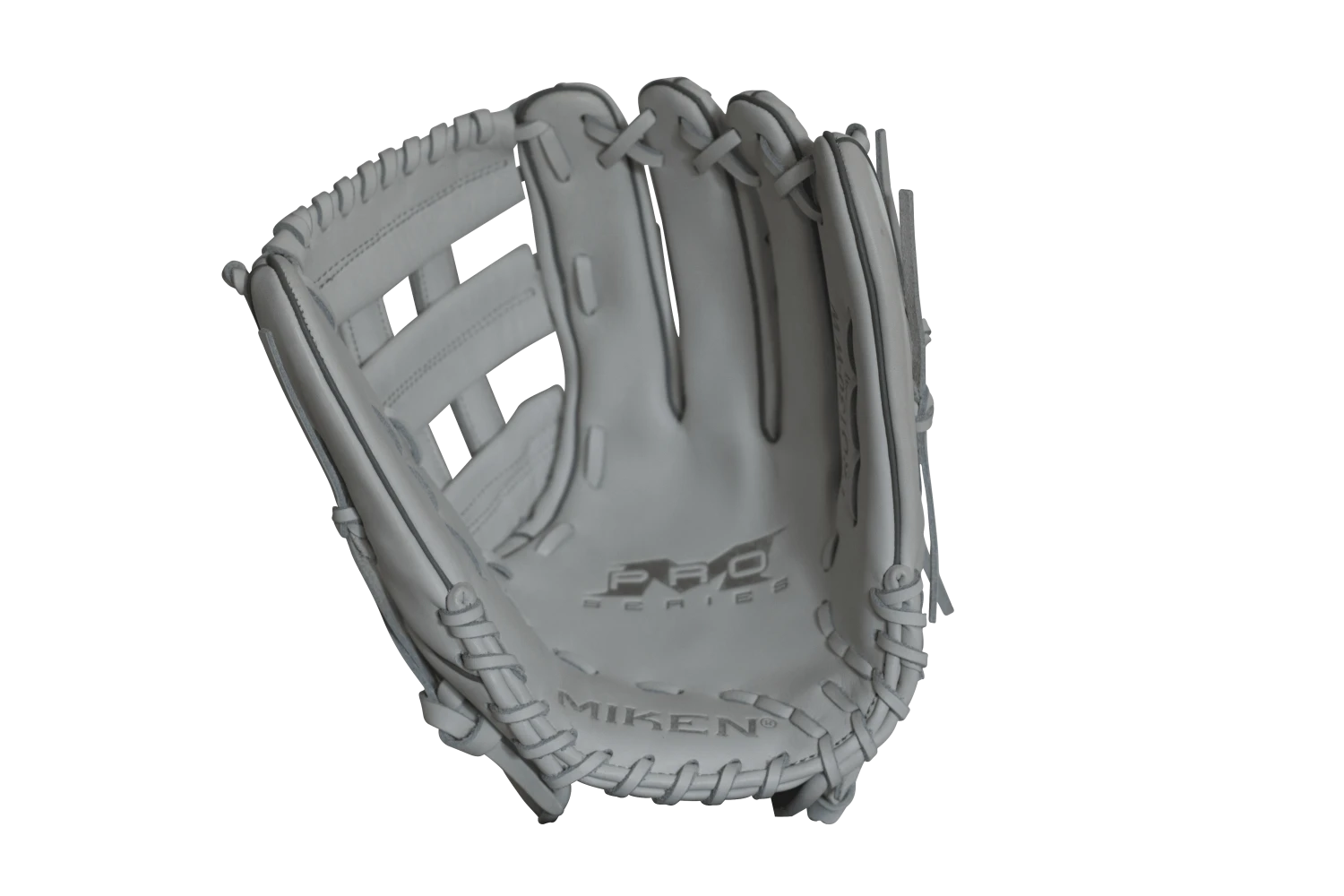 Miken Pro Series 14" Slow Pitch Fielding Glove - White/White: PRO140WW - Image 2