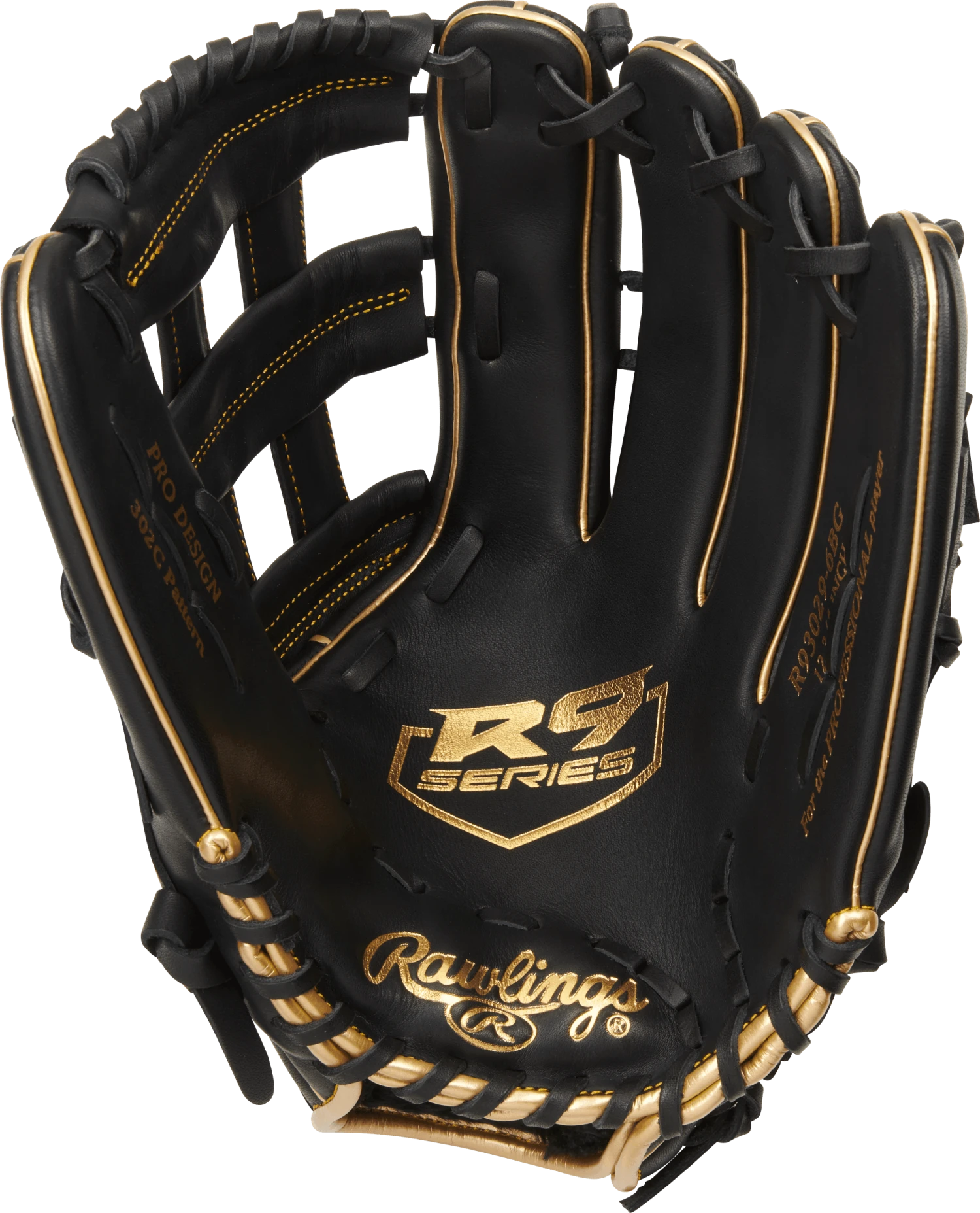 Rawlings R9 12.75" Outfield Baseball Glove: R93029-6BG - Image 2