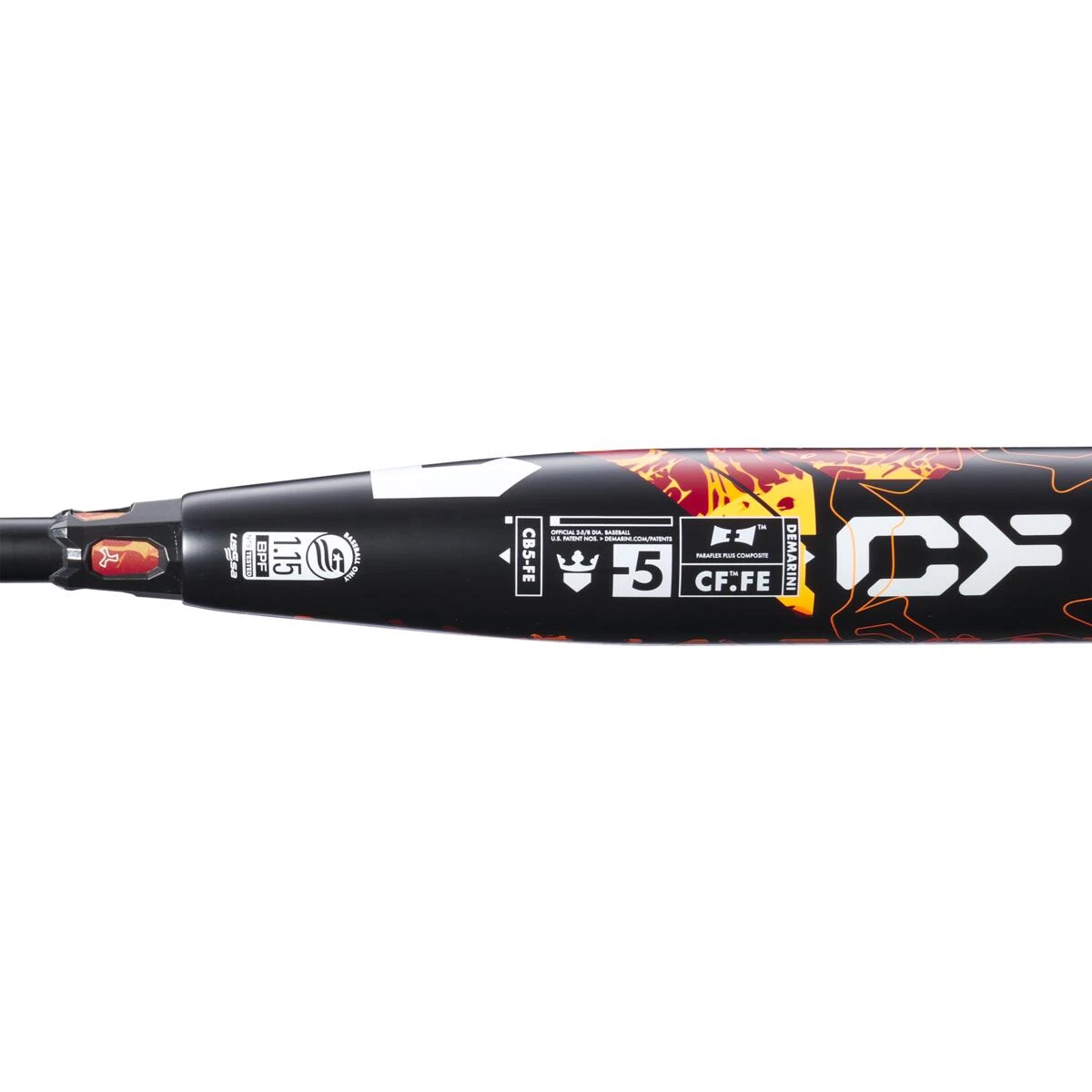 2022 DeMarini CF Mashup (-5) 2 5/8" USSSA Baseball Bat: WTDXCB5-FE - Image 8