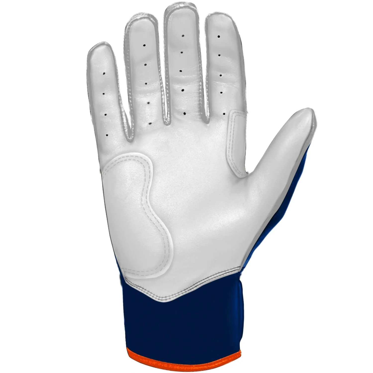 Bruce Bolt PREMIUM PRO NIMMO Short Cuff Batting Gloves: Blue - Image 6